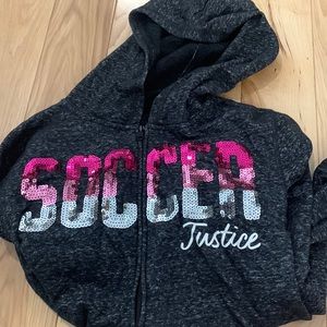 justice “soccer” jacket.